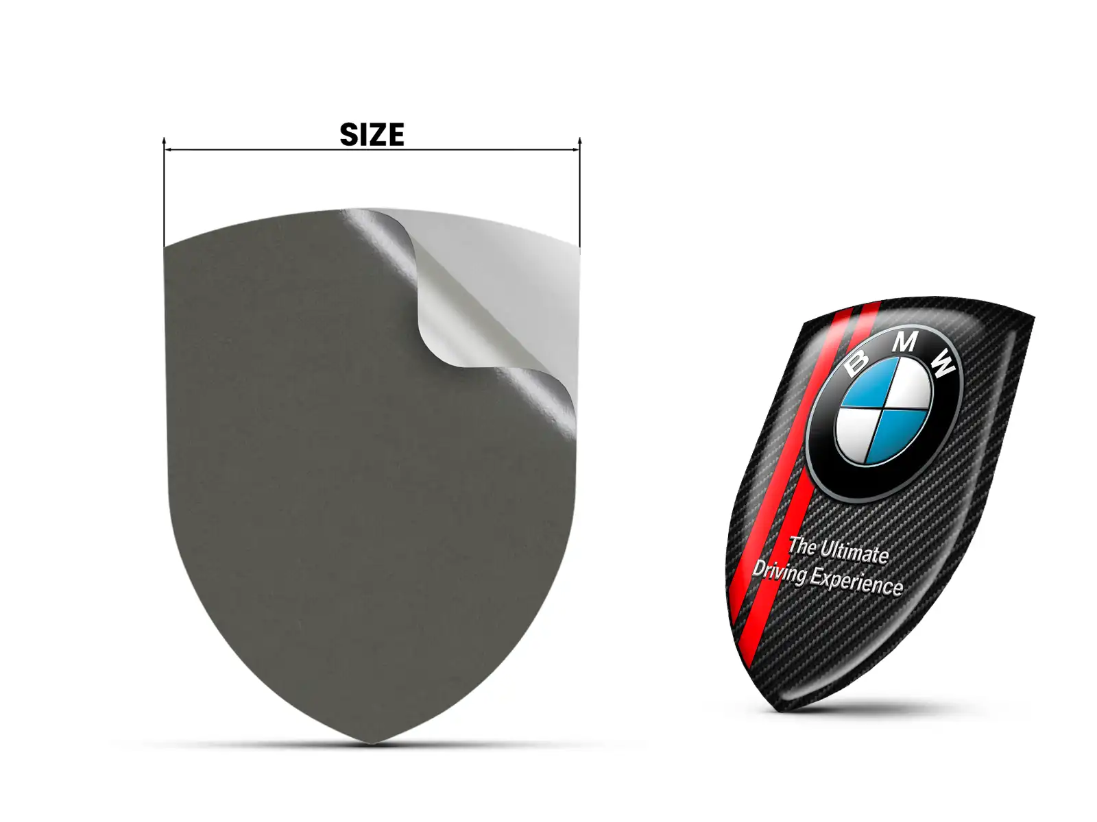 BMW Fensteraufkleber Auto Sportlich Premium Anpassbar